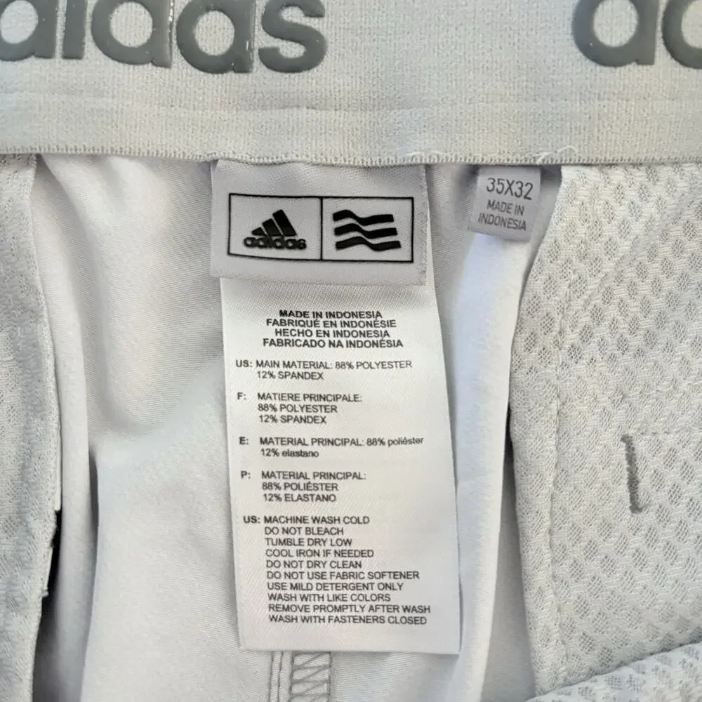 Adidas Men 35 x 32 Ultimate Chino Golf Pants Mens Vista Grey Lightweight Stretch